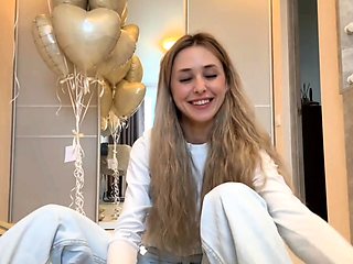 European Gorgeous Blonde Teen Gi