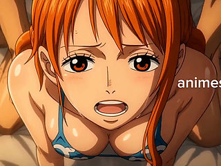 Ro Ro nova zoro fuck Nami in room and she's enjoying her big cock.