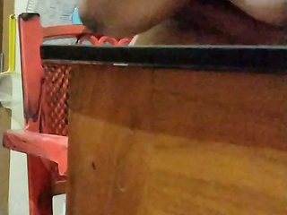 Mallu Wife Cooking Naked and Washing Dishes