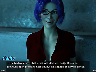Stranded in Space - Date Night with Hot Blue Haired MILF
