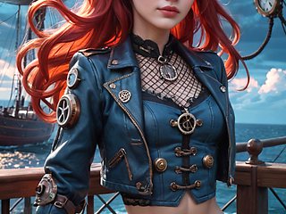 Steampunk Ai Girls Legal Age Pretty Pinups