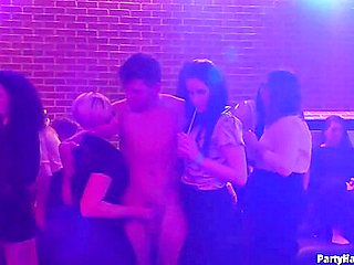 Party in the night club often turns into an orgy for everyone who is horny