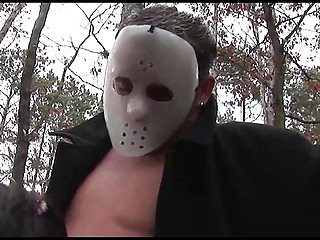 A Brunette Gets Lost and Then Gets Fucked in the Ass by a Masked Guy