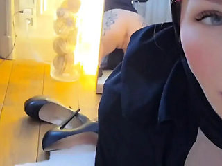 Arab MILF Teases Her Submissive Cuckold During Ramadan
