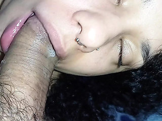 So greedy for a hard cock, damn, she swallows it all rattling her throat to the stalk