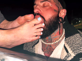 Worn Slip-ons and Smelly Soles - Foot and Pussy Worship
