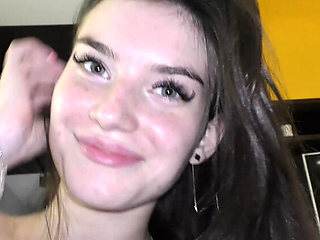 Stefany Kyler 18 Year Old Russian Teen Fucked Hard at Home - Homemade POV Blowjob & Cowgirl Sex
