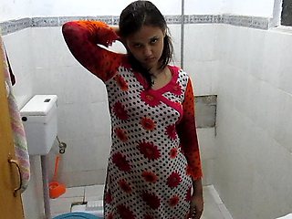 Sexy Indian Bhabhi In Bathroom Taking Shower Filmed By Her Husband Full Hindi Audio