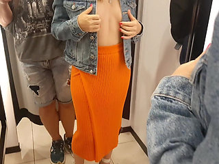 A Sexy Stranger Asked Me to Look at Her in the Fitting Room.