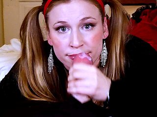 Xev Bellringer - Fembot Xev Gives Scheduled Blowjob