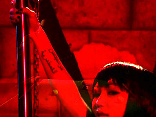 Stunning Asian babe gets anally fucked from her fucker on the table