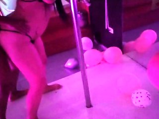 Big-Ass Latina Stripper Takes it in the Ass in VIP