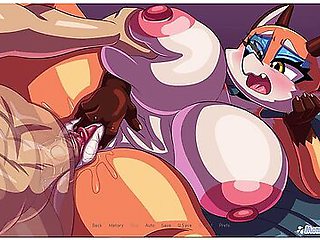 The Fox Likes Those Juicy Cocks - Waifu Crossing R34 Hentai Game