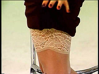 Redhead teen with big nipples is teasing the camera at casting