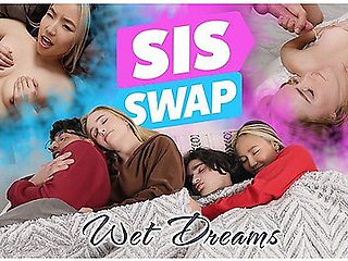 Step Sisters Asia Lee & Athena Fleurs Get Naked With Step Bros To Keep Each Other Worm