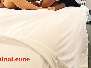 Young Indian Wife Meets Bbc In Hotel With Black Masked Stallion