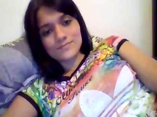 Beautiful latina masturbating on webcam 2