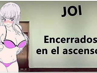 Car Toon In Joi - Encerrados En El Ascensor. Sigue Las Instrucciones