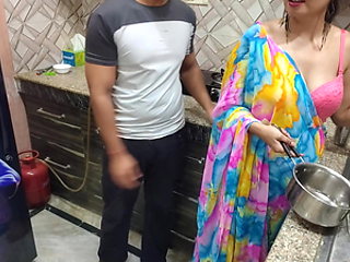 Indian Desi Bhabhi Fucked Hard by Her Devar First Time in kitchen