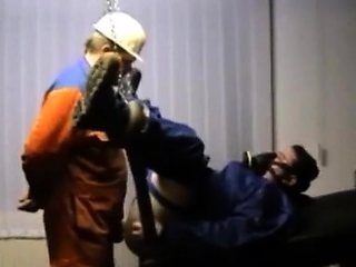 Bearded Daddy Barebacks Worker