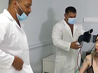 3way bisexual banging by bisex doctors for busty MILF