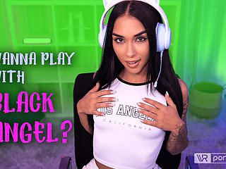 Erotic Gaming Session Starring Black Angel (Passthrough)