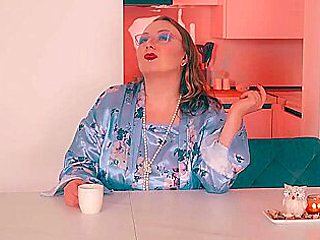 Glasses Facial Recipe - How To Make A Sad Milf Happy With One Thick Load! Hairy Pussy Licking, Cowgirl Ride & Glasses Facial