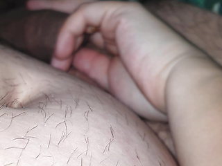 Step mom under blanket touching and handjob step son dick