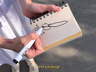 Tourist Asked for Food, Got Creampie - POV Fuck