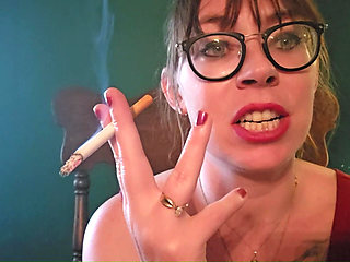 A Smokers Dirty Nicotine Mouth
