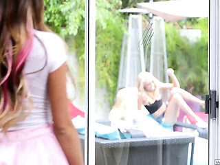 Huge Tits Threesome With Young Step-Sisters Web