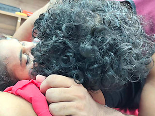 Lip lock with armpit lick and navel lick romance in bed