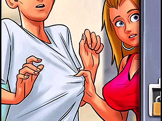 Roxxy got excited by her boyfriend inside their locker. (Summer Saga)