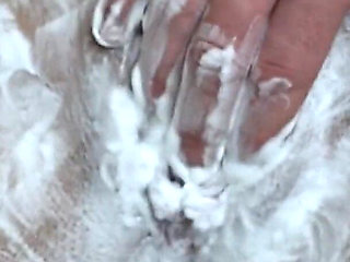 Watch Me Shave My Tight Pussy Close-up!