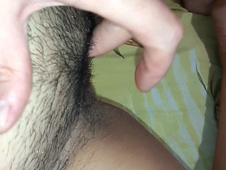 Three very hairy pussies cum one after another