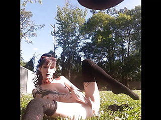 Goth Golden Hour - Outdoor Squirting