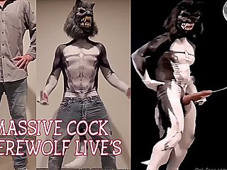 Skinny Twink Turns into a WEREWOLF and grows a Massive Cock and Shoots Big Cumshots  cosplay