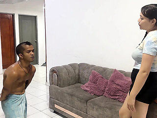 Rich Neighbor Gets Wifi Key and Fucks Me in My Towel