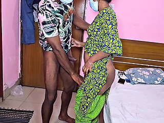Indian sexy wife cheated on her husband and got hard by her