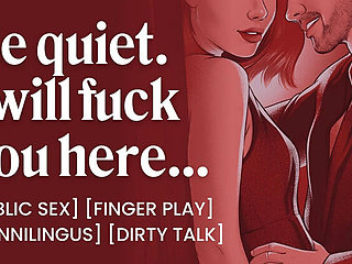 ASMR Audio Porn: Enemies to Lovers Risky Public Fuck at a Secret Party – Finger Play & Cunnilingus – Erotic Audio for Women
