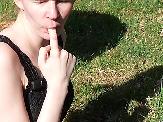 Secretly Fingered on a Biker Tour Until a Double Orgasm!