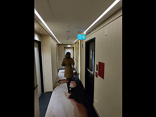 After Using My Remote Vibe in Public I Fucked Two Guys in My Hotel Window Leaving Me with a Dripping Creampie and Facial