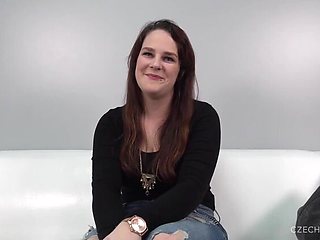 Czech Brunette Casting - Honey Michaela