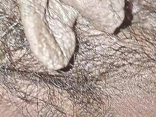The Village Woman Is Showing Her Large Pussy