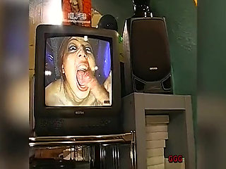 Betty the Cum Swallowing Champion in Dirty Bukkake