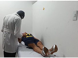 Kinky Doctor Masturbates His Cock In The Office