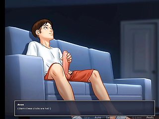 Summertime Saga Part 14 - He Loves Lesbian Porn