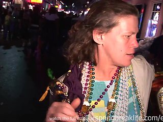 Mardi Gras Street Displaying