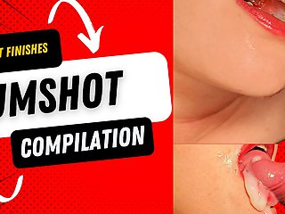 13 Deepthroat Finishes - The Ultimate Cumshot Compilation You Can't Miss!