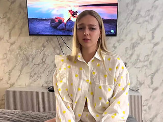 Truth or Dare Turns Wild - Blonde Stepsister Arisha Mills Fucks Hard in POV